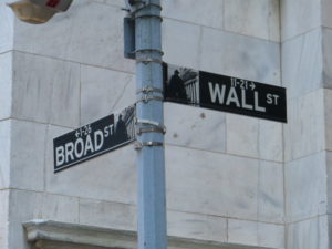 Broad and Wall St.